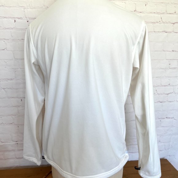 686 White Zip Up Sweatshirt - Lightweight Fleece -Jacket Size Medium- Men’s - Picture 9 of 10